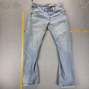 Vintage Levis Engineered Jeans Womens Blue Twisted Straight Leg Hole Fits 30x32